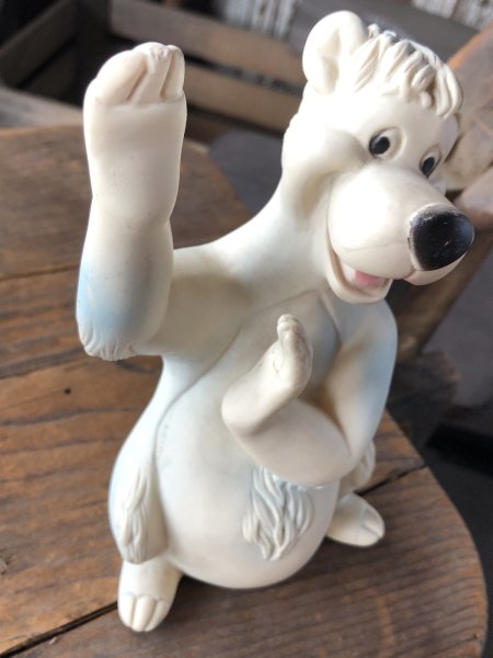 画像6: 60s Vintage Holland Hall Walt Disney Jungle Book Baloo Rubber Squeak Toy (R661) (6)