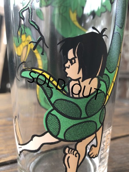 画像7: 70s Vintage Pepsi Glass Disney The Jungle Book Kaa (R662) (7)