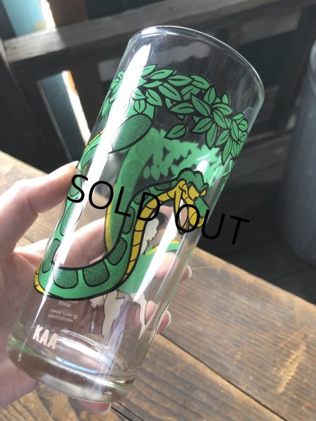 画像1: 70s Vintage Pepsi Glass Disney The Jungle Book Kaa (R662) (1)