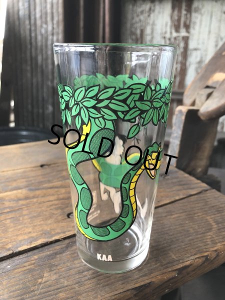 画像4: 70s Vintage Pepsi Glass Disney The Jungle Book Kaa (R662) (4)