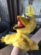 画像9: 80s Vintage Sesame Street Big Bird Hand Puppet Doll (R663) (9)