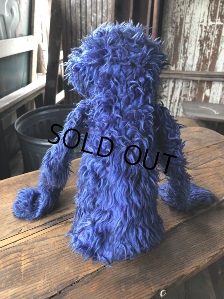 画像3: 70s Vintage Sesame Street Grover Hand Puppet Doll (R663) (3)