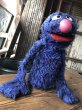 画像4: 70s Vintage Sesame Street Grover Hand Puppet Doll (R663) (4)