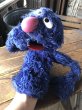 画像9: 70s Vintage Sesame Street Grover Hand Puppet Doll (R663) (9)