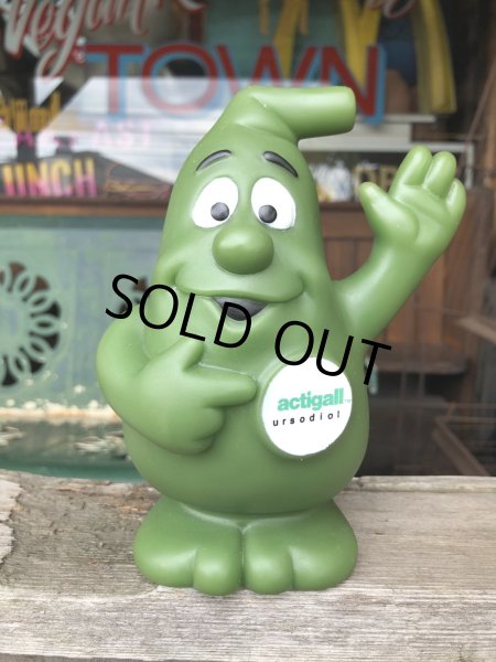 画像6: 80s Vintage Advertising Actigall Ursodiol Gallbladder Mascot Vinyl Doll (R665) (6)