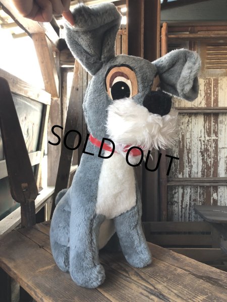 画像6: 70s Vintage Walt Disney Lady and the Tramp Plush Doll 50cm (R667) (6)