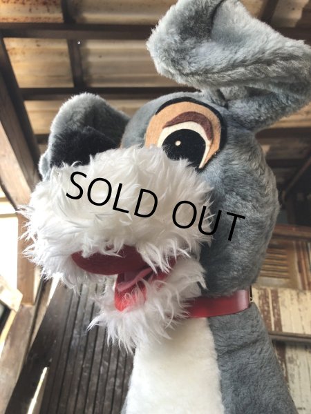 画像14: 70s Vintage Walt Disney Lady and the Tramp Plush Doll 50cm (R667) (14)