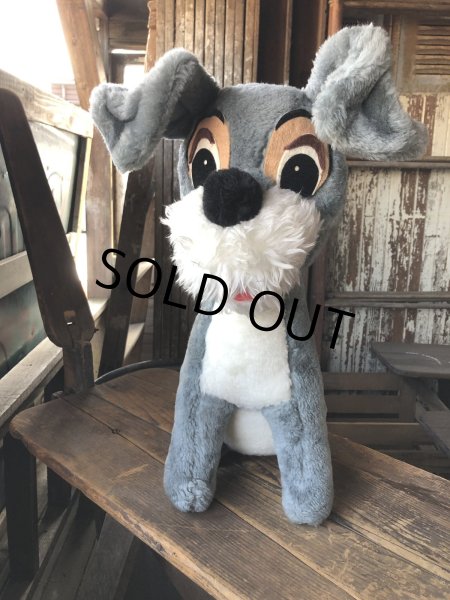 画像16: 70s Vintage Walt Disney Lady and the Tramp Plush Doll 50cm (R667) (16)