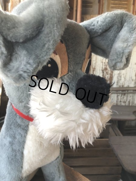 画像10: 70s Vintage Walt Disney Lady and the Tramp Plush Doll 50cm (R667) (10)