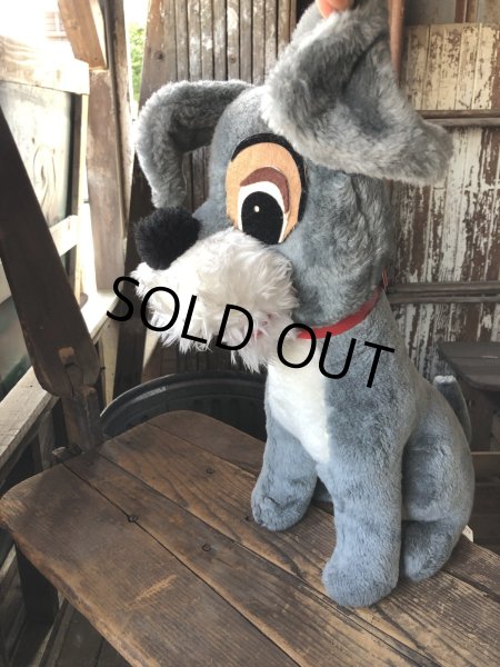 画像9: 70s Vintage Walt Disney Lady and the Tramp Plush Doll 50cm (R667) (9)