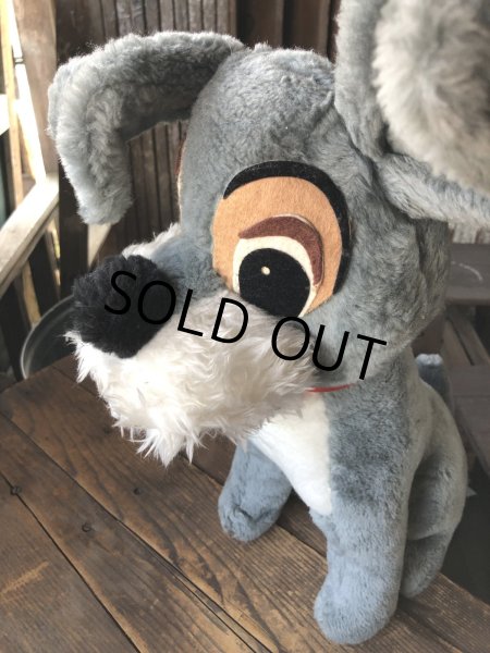 画像13: 70s Vintage Walt Disney Lady and the Tramp Plush Doll 50cm (R667) (13)