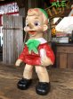 画像10: 60s〜 Vintage Ledraplastic Ledra Disney Pinocchio Squeak Rubber Toy 23cm (R669) (10)