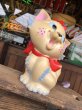 画像7: 60s Vintage Ledraplastic Ledra Disney The Aristocats Marie Squeak Rubber Toy (R670) (7)