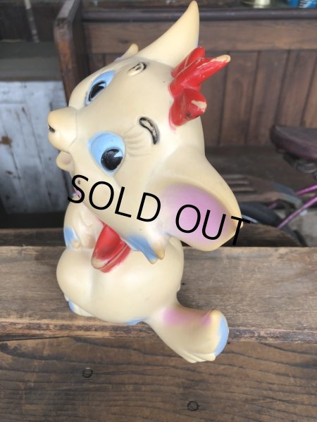 画像5: 60s Vintage Ledraplastic Ledra Disney The Aristocats Marie Squeak Rubber Toy (R670) (5)