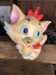 画像6: 60s Vintage Ledraplastic Ledra Disney The Aristocats Marie Squeak Rubber Toy (R670) (6)