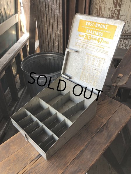 画像5: Vintage Bost-Bronz Bronze Bearings Bank Metal Cabinet (R704) (5)