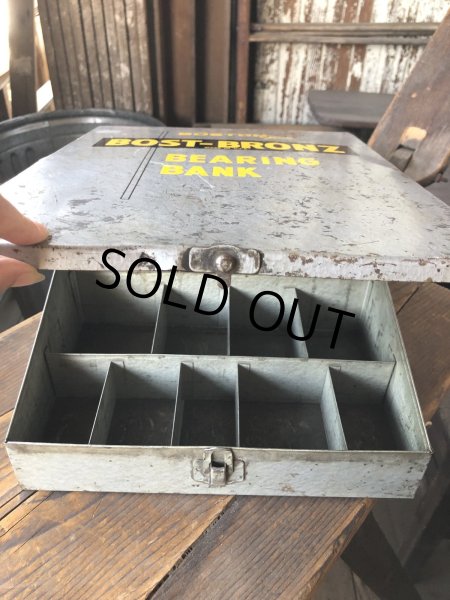 画像3: Vintage Bost-Bronz Bronze Bearings Bank Metal Cabinet (R704) (3)