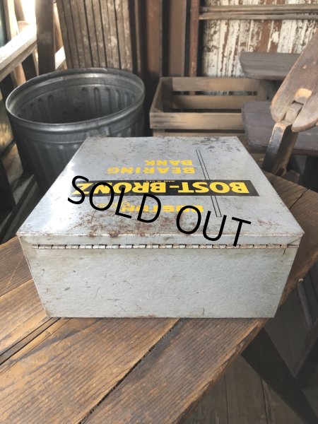 画像10: Vintage Bost-Bronz Bronze Bearings Bank Metal Cabinet (R704) (10)