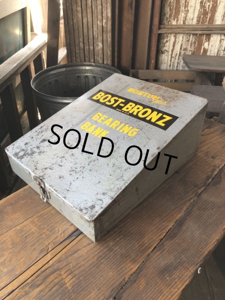 画像8: Vintage Bost-Bronz Bronze Bearings Bank Metal Cabinet (R704) (8)