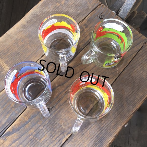 画像9: 80s Vintage ANCHOR HOCKING Glass McDonald's GARFIELD Mug Cup SET (R706) (9)