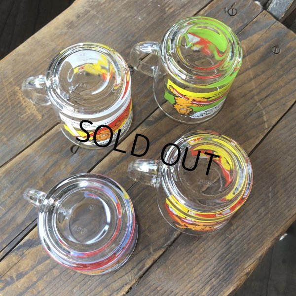 画像10: 80s Vintage ANCHOR HOCKING Glass McDonald's GARFIELD Mug Cup SET (R706) (10)