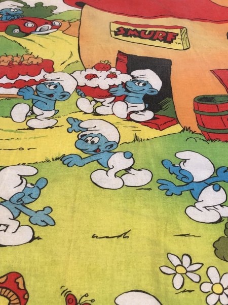 画像7: 80s Vintage Smurfs Sleeping Bag (R707) (7)