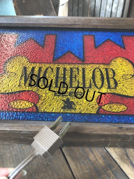 画像11: Vintage Michelob Beer Advertising Store Display Lighted Sign (R708) (11)