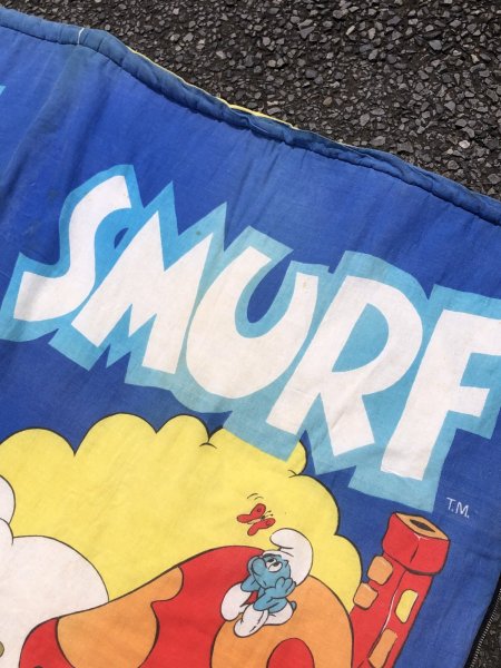 画像13: 80s Vintage Smurfs Sleeping Bag (R707) (13)