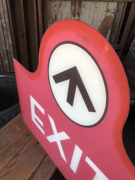 画像3: USA Wendy's Restaurant Drive Thru Exit Sign (R712) (3)