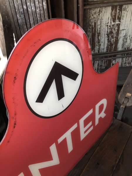 画像4: USA Wendy's Restaurant Drive Thru Enter Sign (R711) (4)