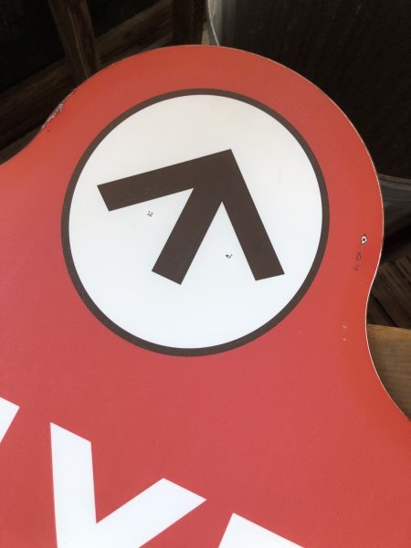 画像11: USA Wendy's Restaurant Drive Thru Exit Sign (R712) (11)