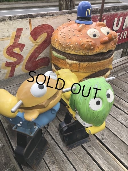 画像16: 70s Vintage McDonald's Fry Guys Playground Ride-On (R632) (16)