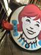 画像2: U.S.A Wendy's Restaurant Wendy Logo Huge Sign 106x115cm (R714) (2)