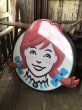 画像1: U.S.A Wendy's Restaurant Wendy Logo Huge Sign 106x115cm (R714) (1)