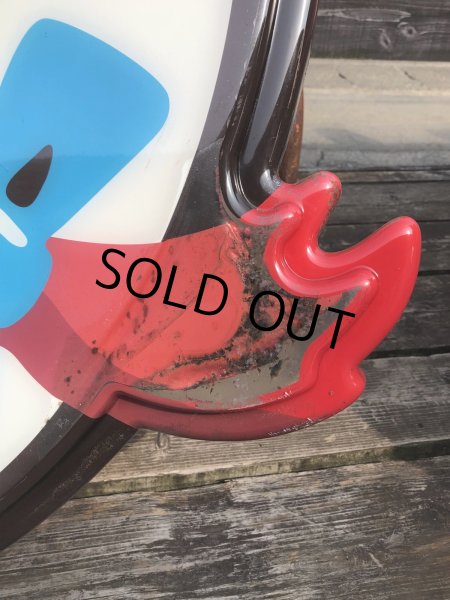 画像14: U.S.A Wendy's Restaurant Wendy Logo Huge Sign 106x115cm (R714) (14)