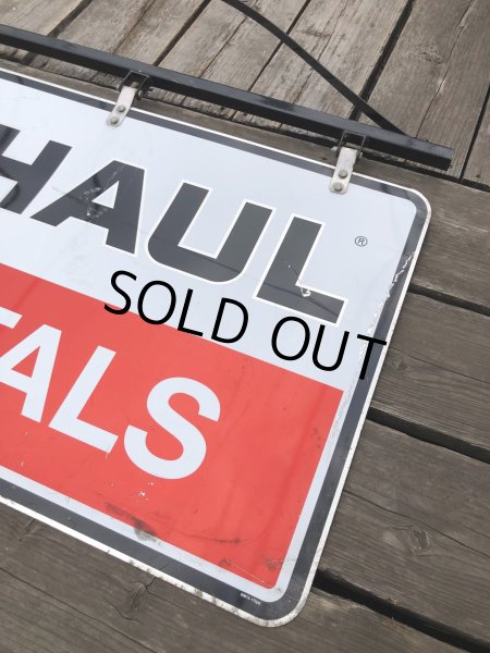 画像3: U-HAUL RENTALS Double Sided Store Display Sign w/Bracket Hanger (R715) (3)