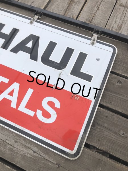 画像17: U-HAUL RENTALS Double Sided Store Display Sign w/Bracket Hanger (R715) (17)