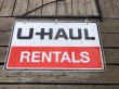 画像19: U-HAUL RENTALS Double Sided Store Display Sign w/Bracket Hanger (R715) (19)