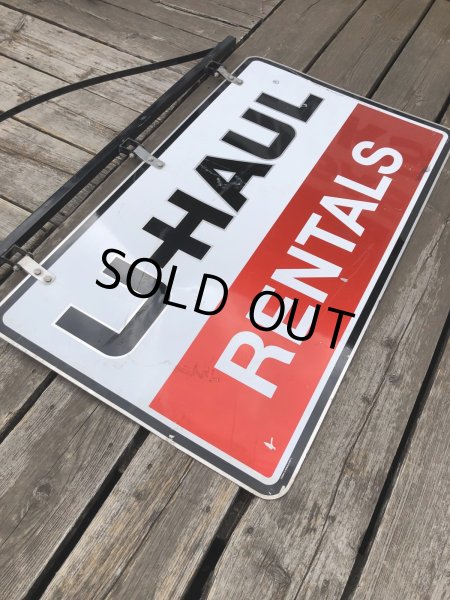 画像2: U-HAUL RENTALS Double Sided Store Display Sign w/Bracket Hanger (R715) (2)