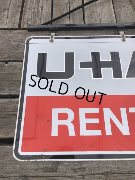 画像15: U-HAUL RENTALS Double Sided Store Display Sign w/Bracket Hanger (R715) (15)