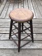画像13: Antique Wooden BAR Stool (R717) (13)