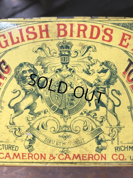 画像6: Vintage Advertising Cigarette Smoking Tobacco Tin Can ENGLISH BIRD'S EYE  (R722) (6)