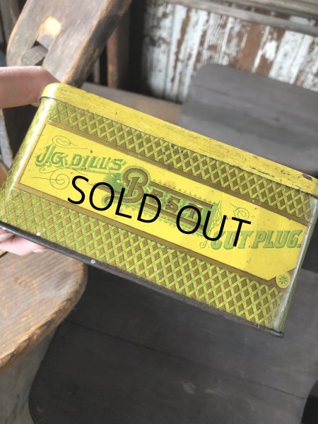 画像10: Vintage Advertising Cigarette Smoking Tobacco Tin Can J.G. DILL'S BEST CUT PLUG. (R719) (10)