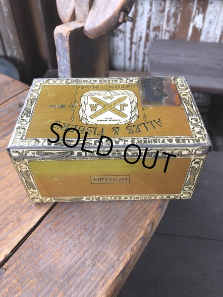 画像4: Vintage Advertising Cigarette Smoking Tobacco Tin Can ALLES & FISHER'S J.A. (R720) (4)