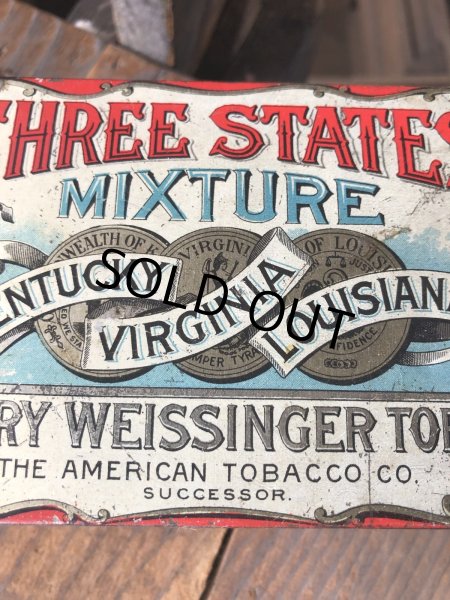 画像8: Vintage Advertising Cigarette Smoking Tobacco Tin Can HARRY WEISSINGER TOB. Co. (R723) (8)