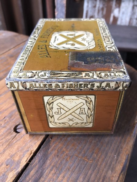 画像5: Vintage Advertising Cigarette Smoking Tobacco Tin Can ALLES & FISHER'S J.A. (R720) (5)