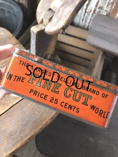 画像9: Vintage Advertising Cigarette Smoking Tobacco Tin Can TIGER CHEWING TOBACCO (R718) (9)