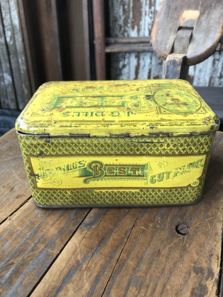 画像4: Vintage Advertising Cigarette Smoking Tobacco Tin Can J.G. DILL'S BEST CUT PLUG. (R719) (4)