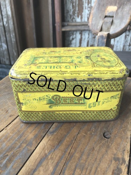画像4: Vintage Advertising Cigarette Smoking Tobacco Tin Can J.G. DILL'S BEST CUT PLUG. (R719) (4)