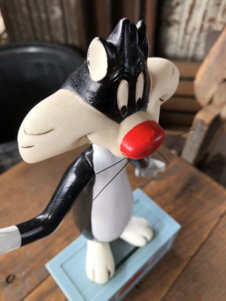 画像9: 70s Vintage R.Dakin W/Bank Figure Looney Tunes  Sylvester (R728)  (9)